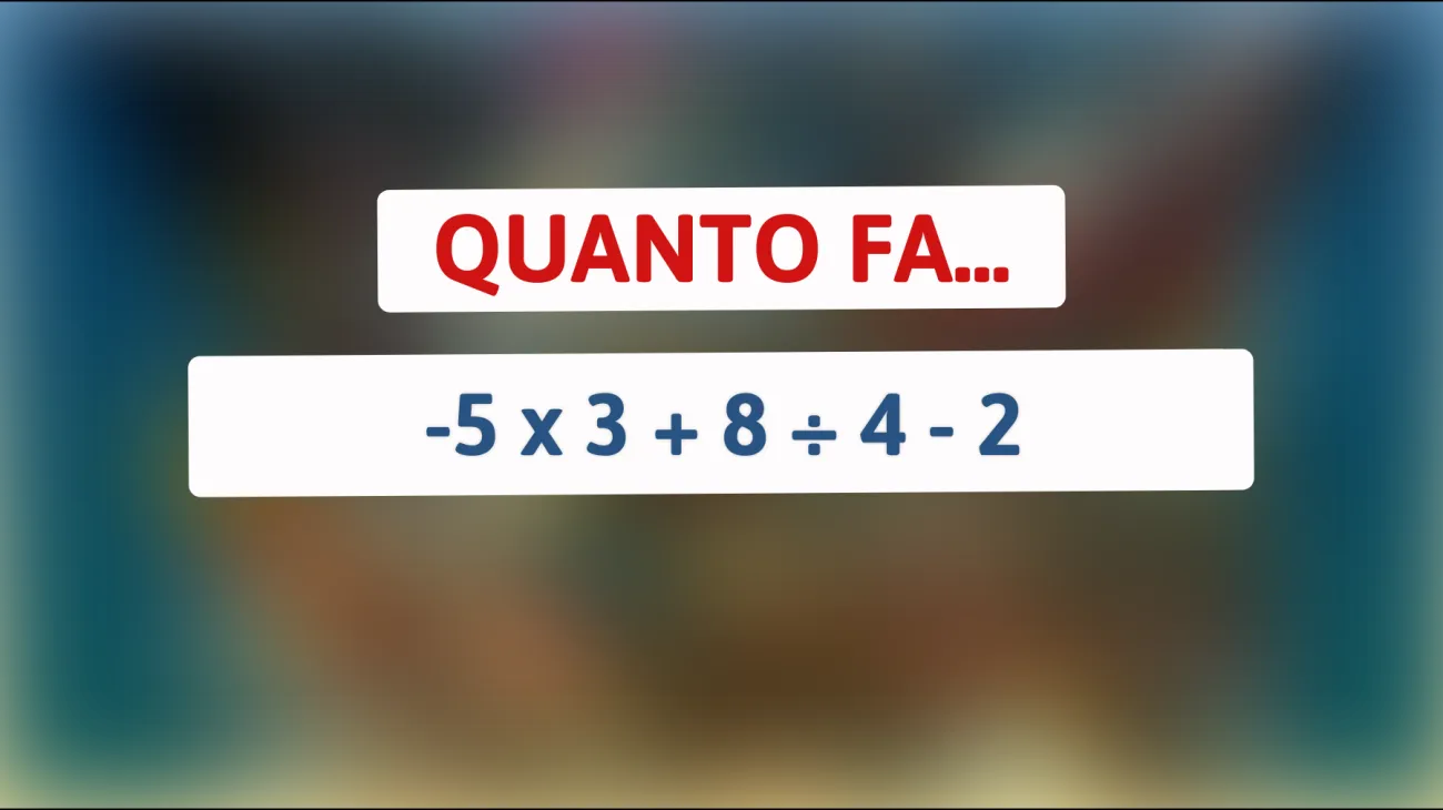 Scopri se sei un vero genio matematico: riesci a risolvere questo rompicapo in 10 secondi?"