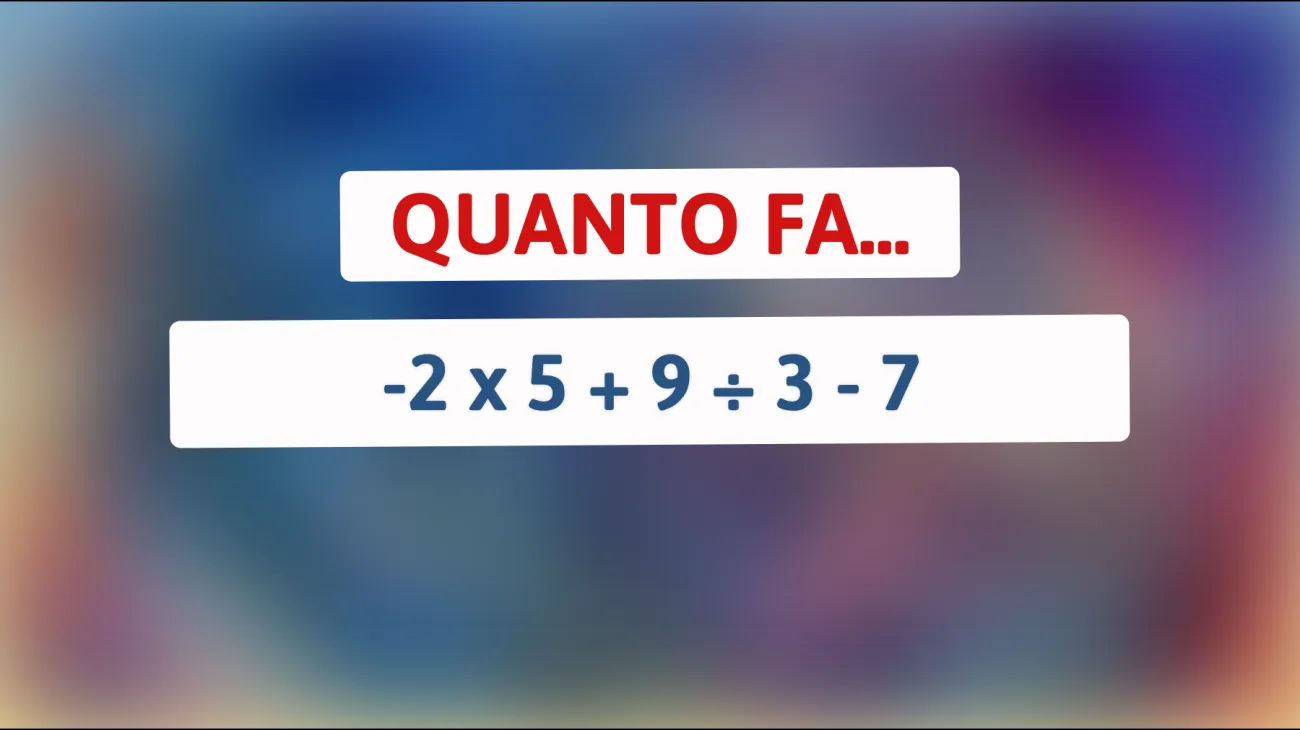Scopri se sei un vero genio: puoi risolvere questo semplice indovinello matematico che manda in crisi tutti?"