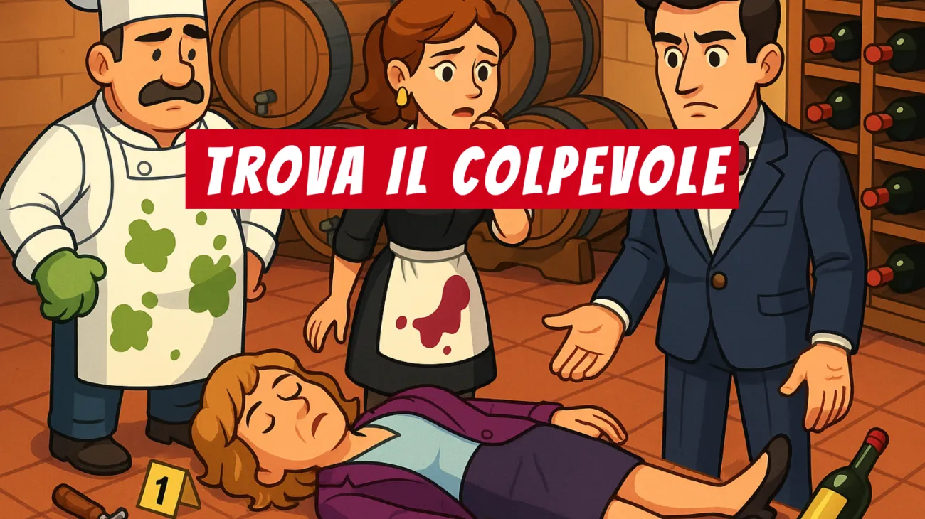 Solo il 2% riesce a trovare il vero colpevole di questo delitto tra le botti: risolvi l’indovinello che sta facendo impazzire il web!"
