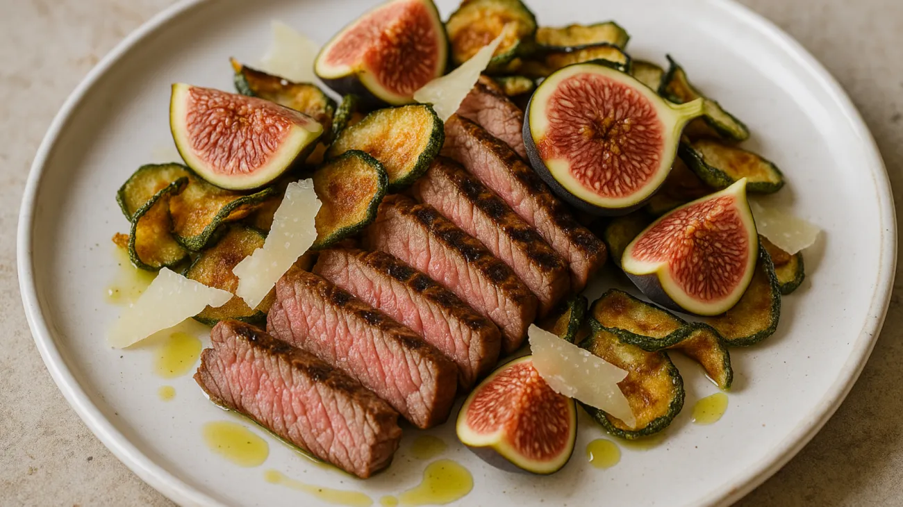 controfiletto fichi zucchine croccanti"
